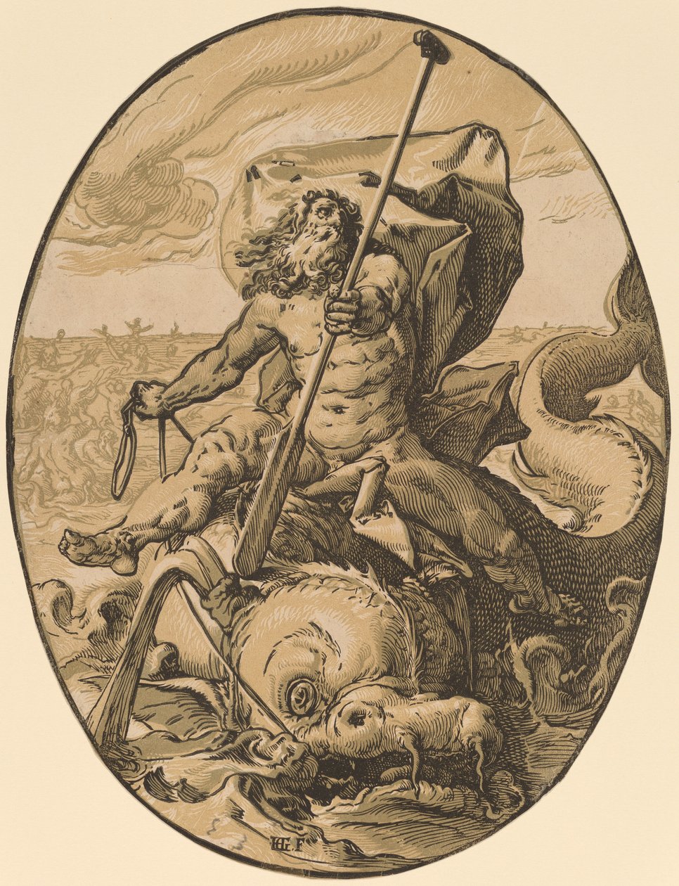 okyanus by Hendrik Goltzius