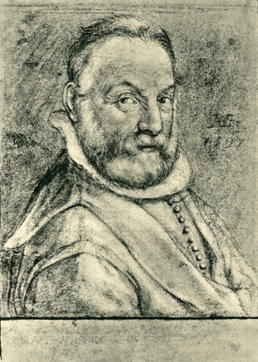 Sakallı Bir Adamın Portresi, 1597, 1943. by Hendrik Goltzius