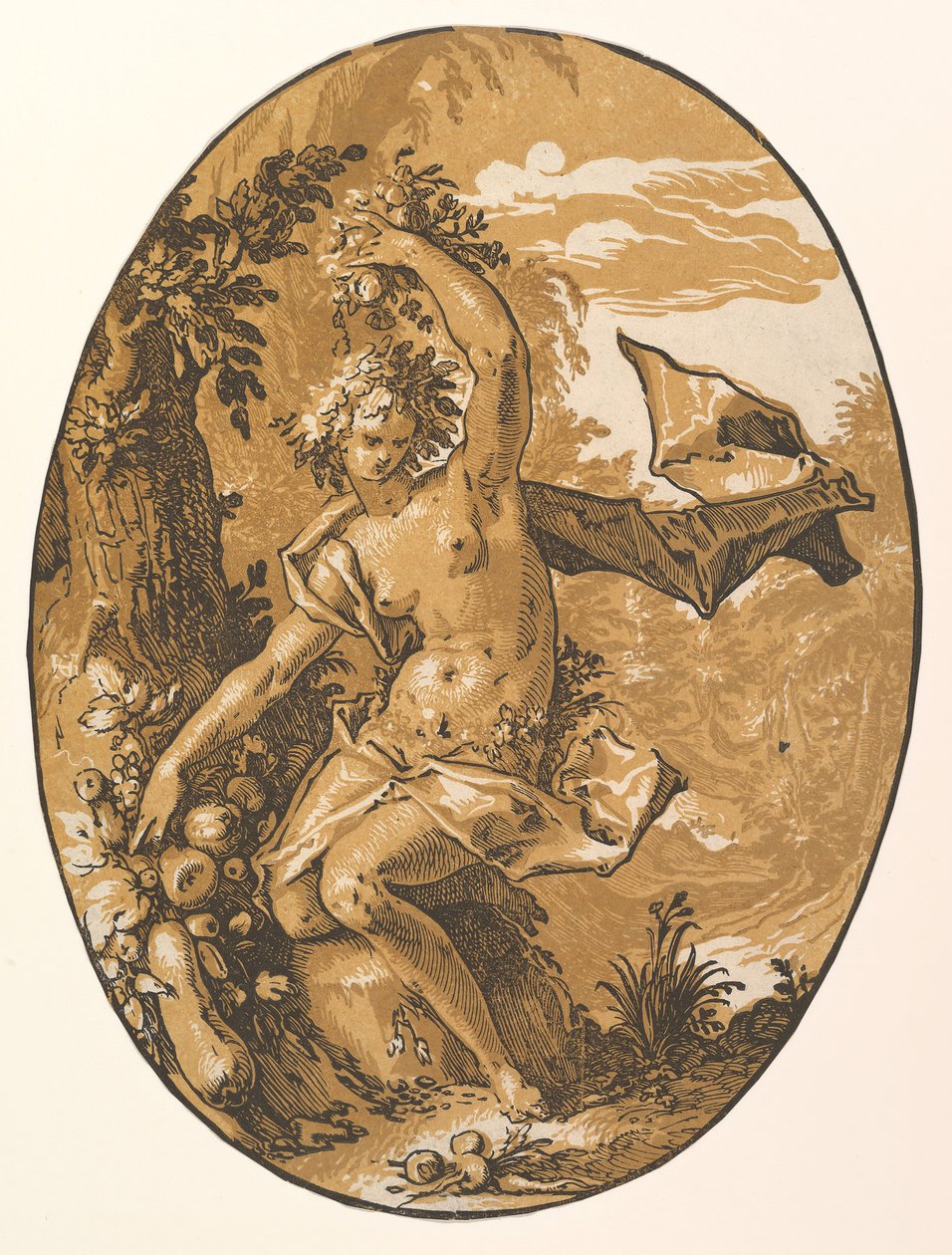 Proserpina, 1594. by Hendrik Goltzius