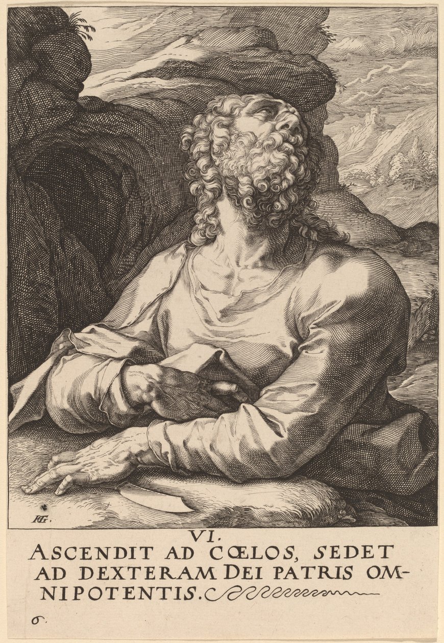 Aziz Bartholomeos by Hendrik Goltzius