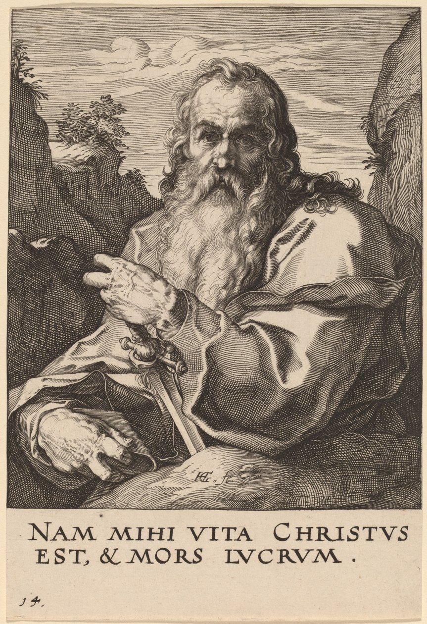 Aziz Paul by Hendrik Goltzius