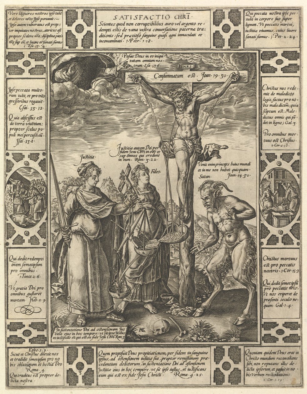 Satisfactio Christi, Hıristiyan İnancının Alegorilerinden, Hıristiyan ve Profane Allego