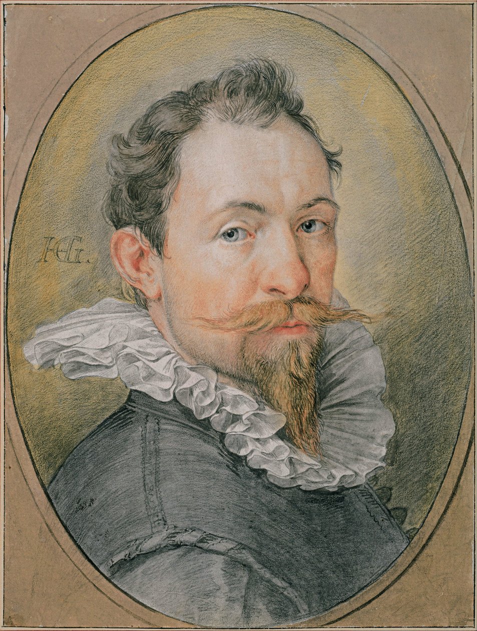 Otoportre, yaklaşık 1594 by Hendrik Goltzius
