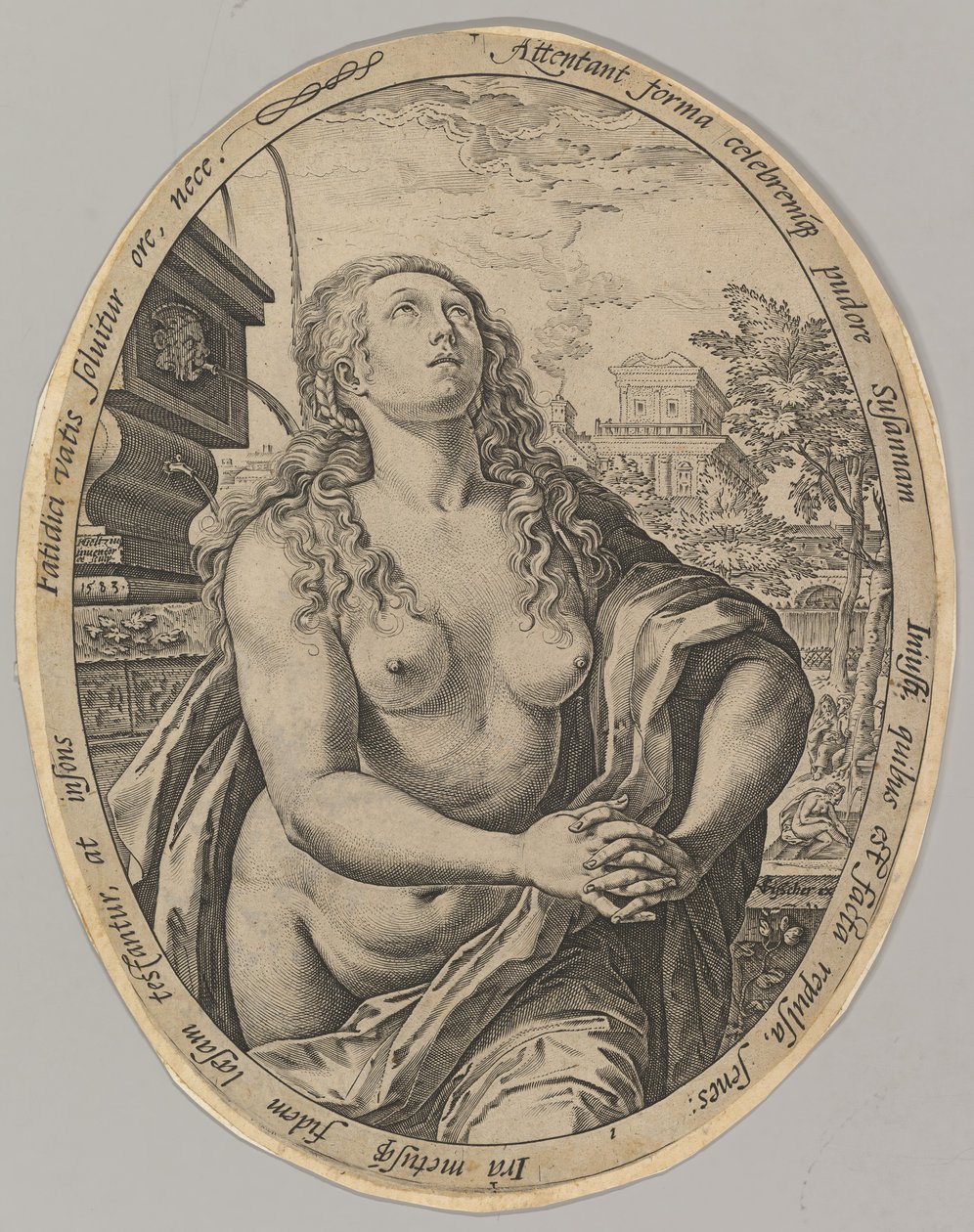 Susanna, 1583. by Hendrik Goltzius