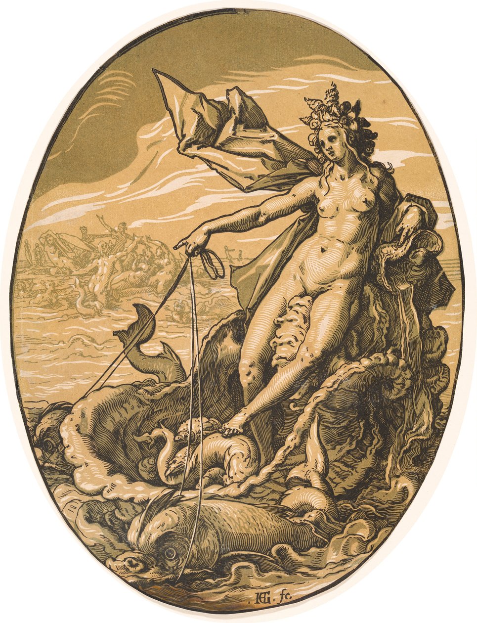 Tetis by Hendrik Goltzius