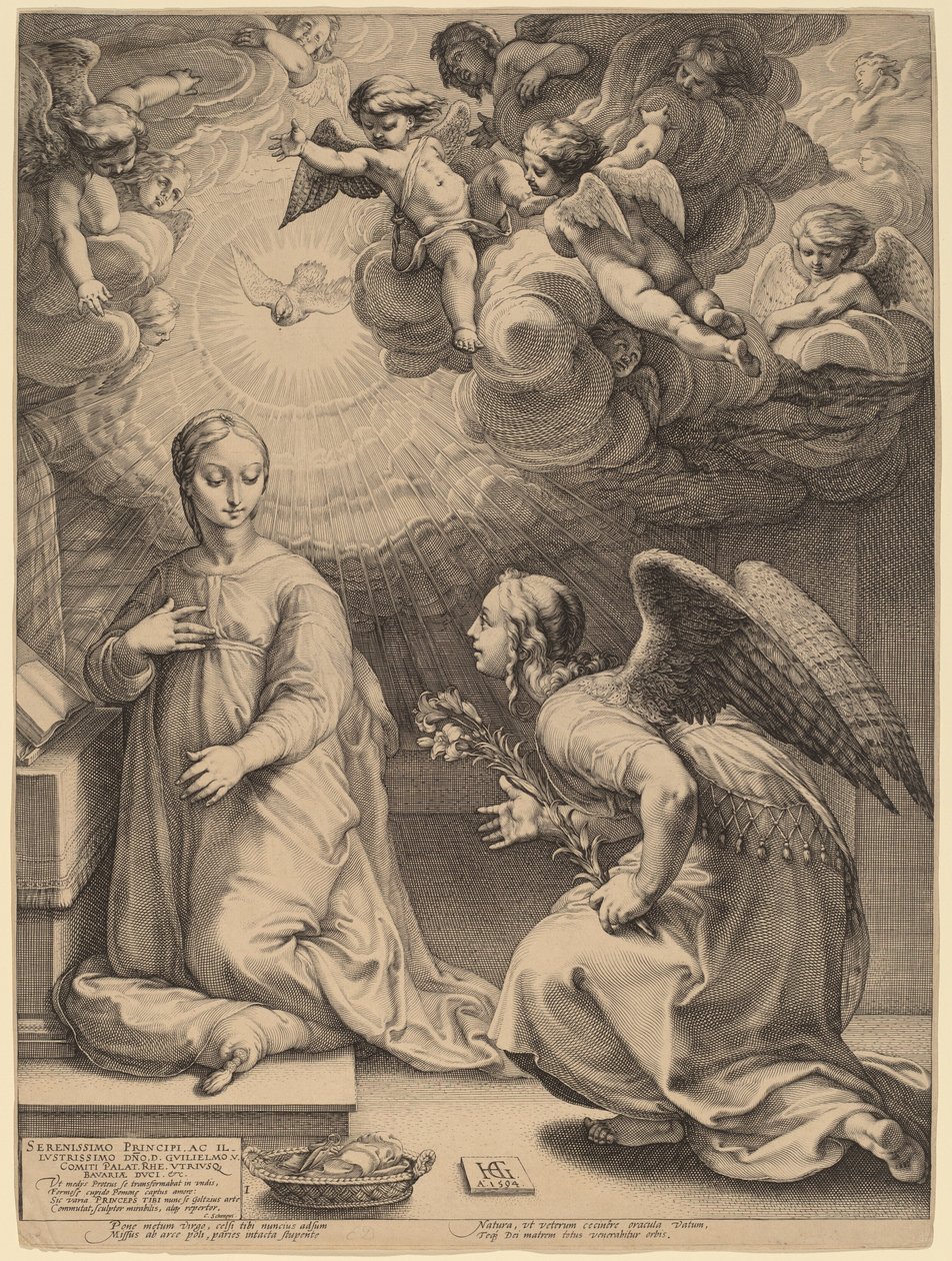 Duyuru by Hendrik Goltzius