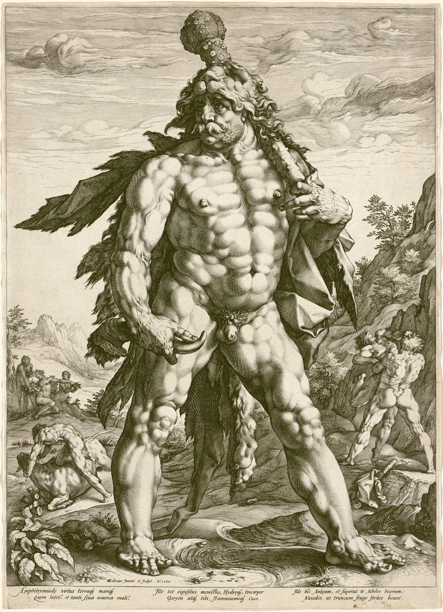 Büyük Herkül by Hendrik Goltzius