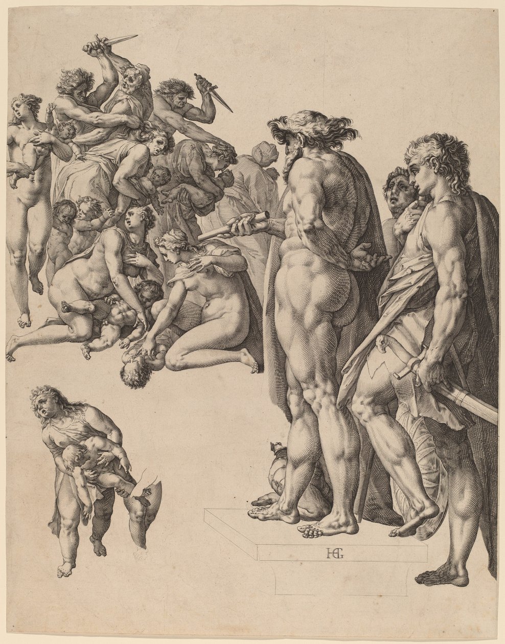 Masumların Katliamı by Hendrik Goltzius