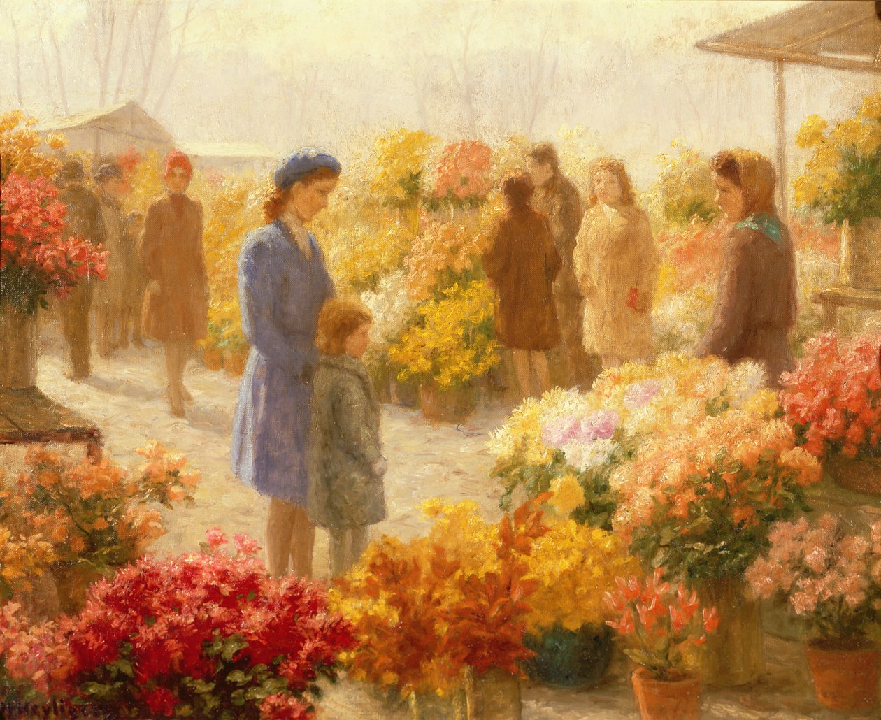 Çiçekçi by Hendrik Heyligers