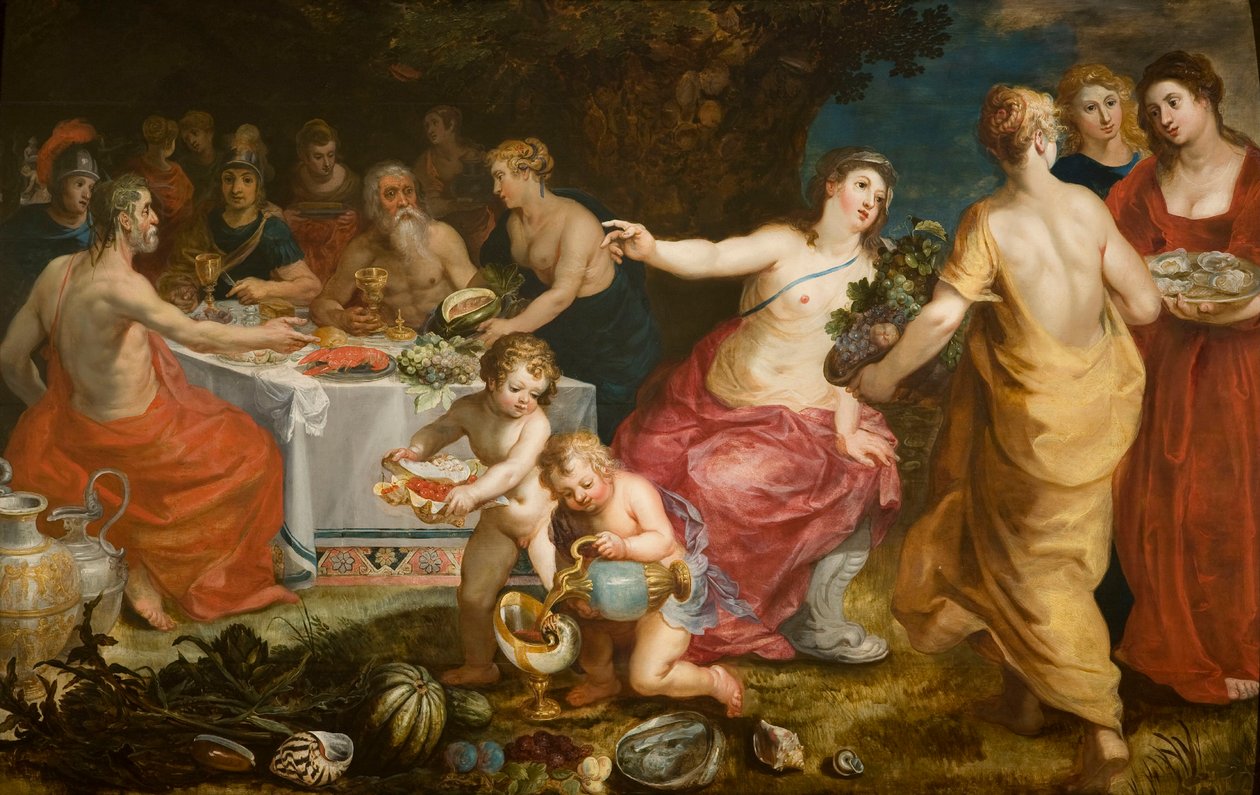 Achelous Bayramı, 1610-1615. by Hendrik I Balen van