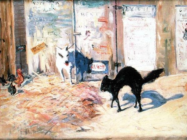 Rakipler (tuval üzerine yağlı boya) by Hendrik J. Glintenkamp