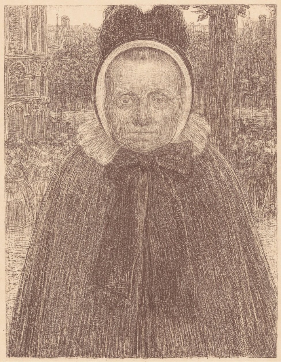 Deventer Grootburgeress (orijinal başlık) by Hendrik Johannes Haverman