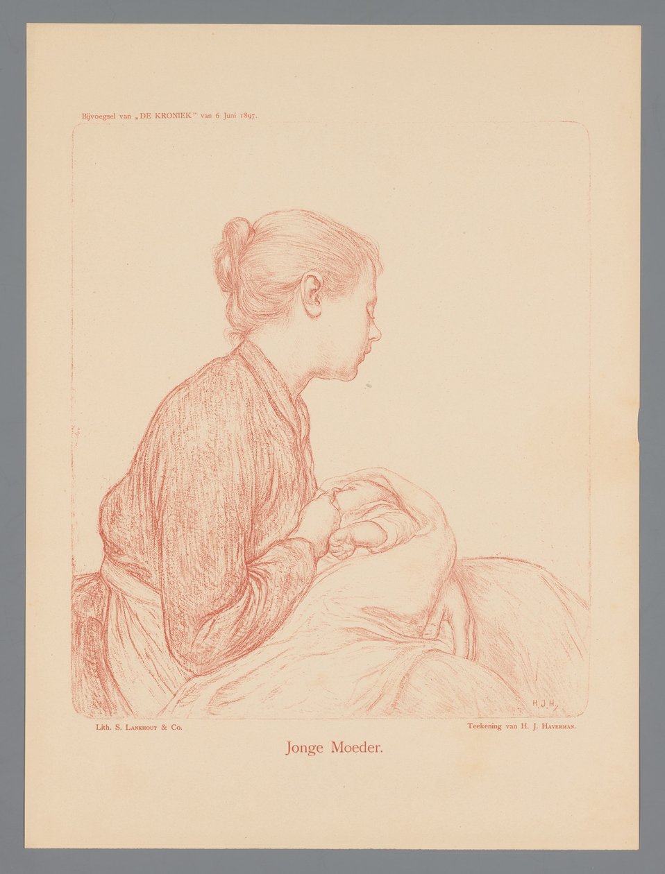 Genç Anne (nesne üzerindeki başlık) by Hendrik Johannes Haverman