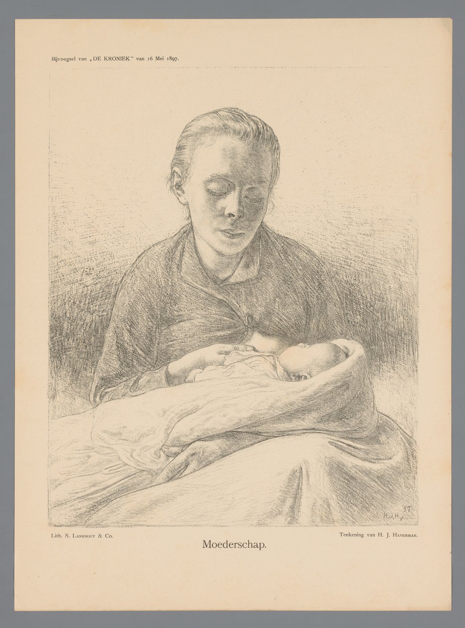 Annelik (nesne üzerindeki başlık) by Hendrik Johannes Haverman