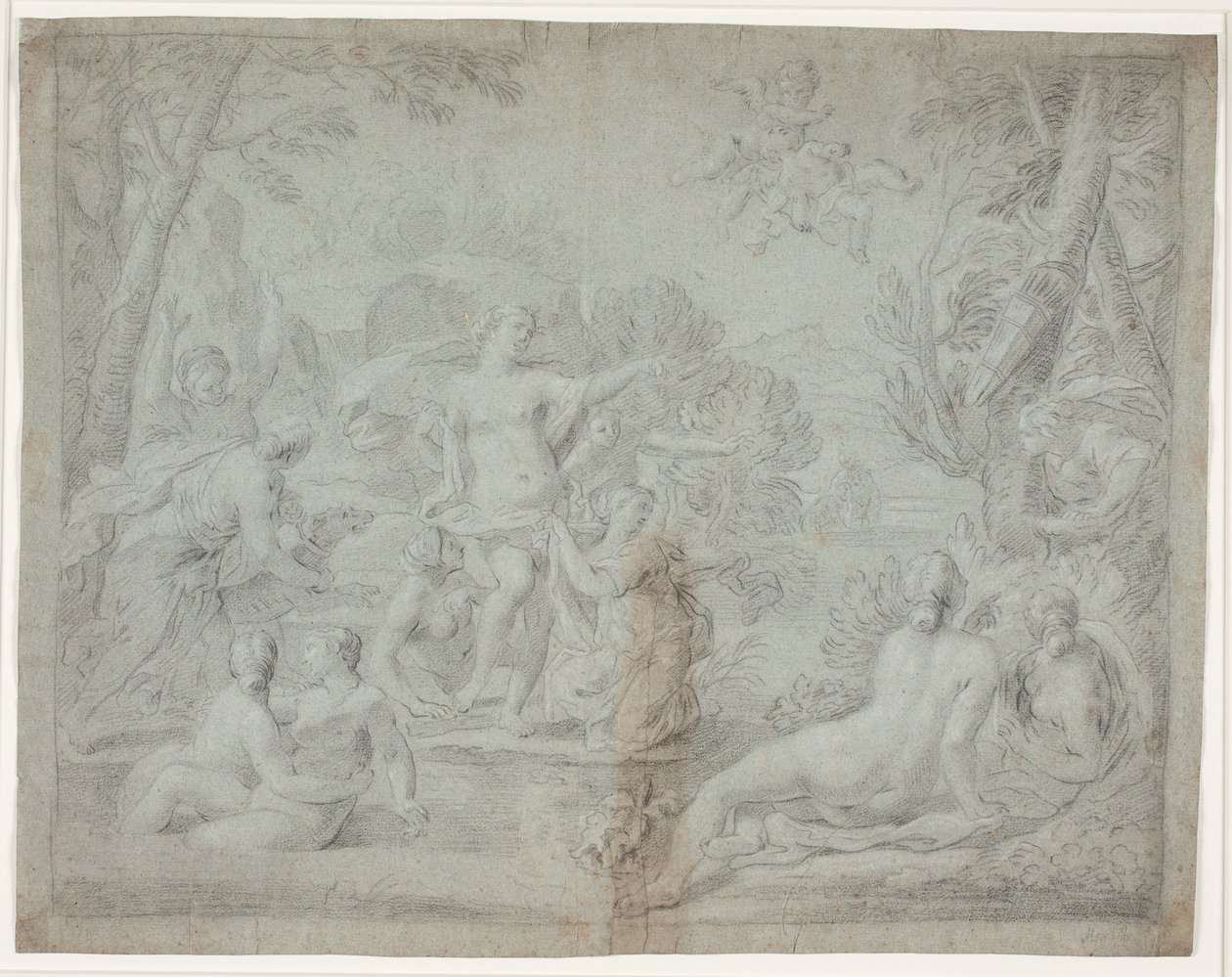 Diana ve Aktaeon. (Ovid, Net., III, 175 vd.) by Hendrik Krock