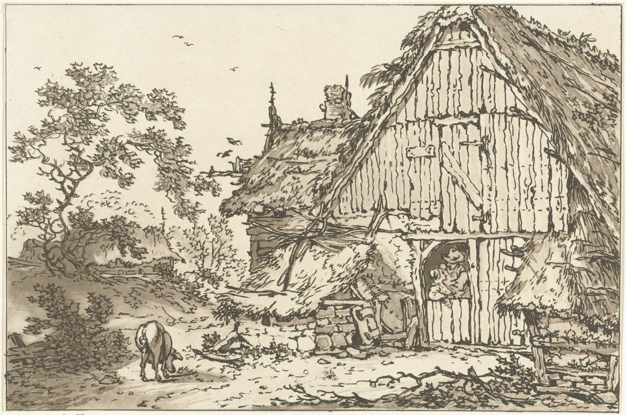 Boerderij, de deuropening