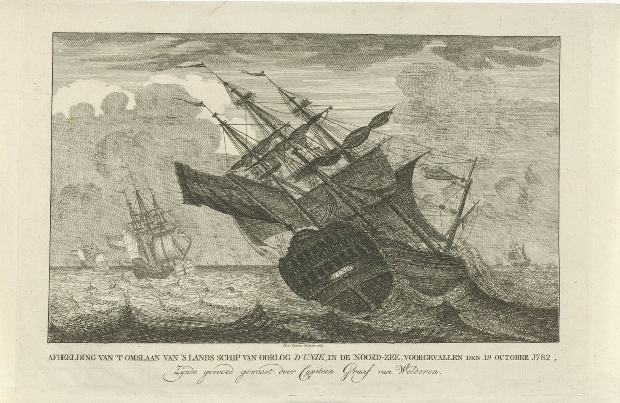 Birlik gemisinin batması, 1782 Ülkenin savaş gemisi d