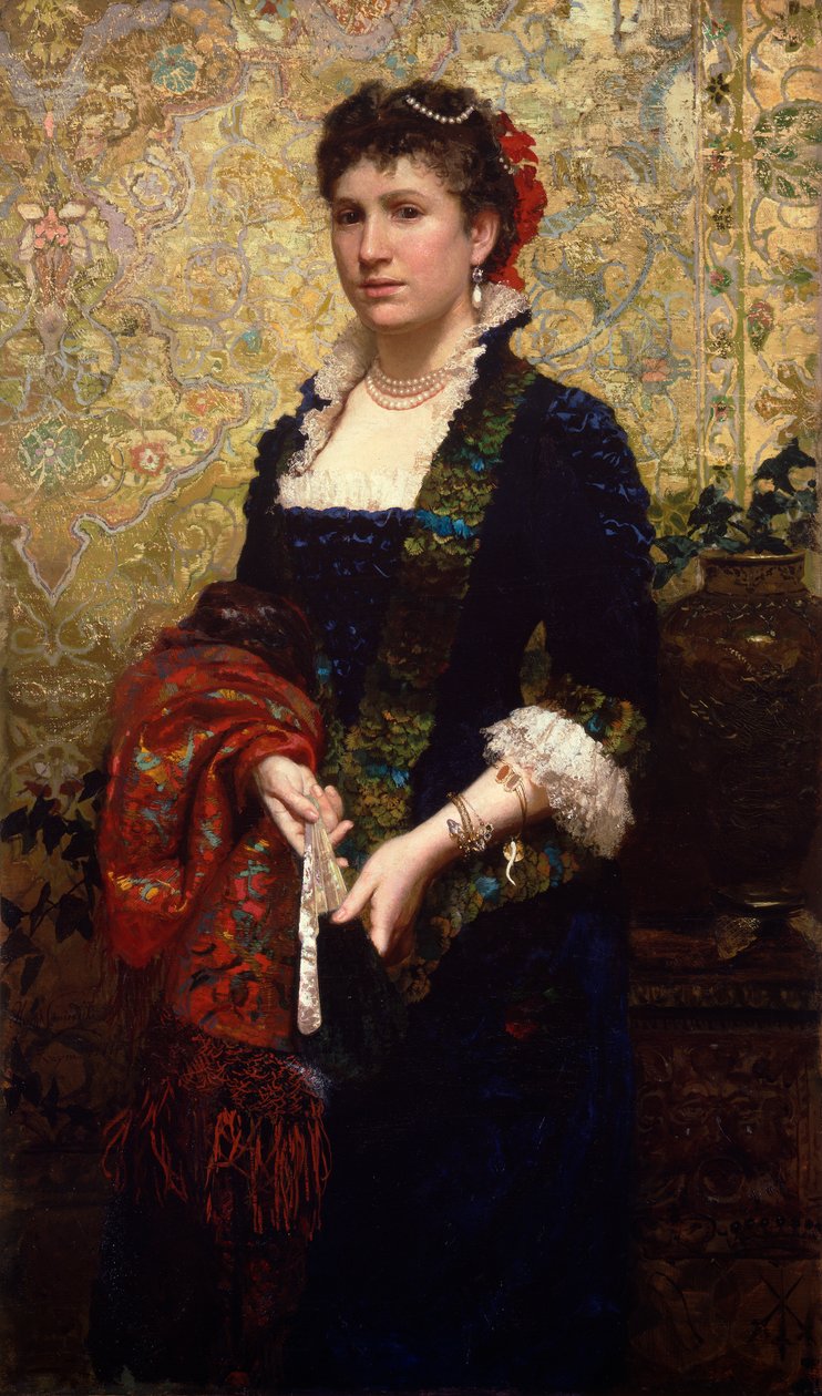 Prenses Marie Lubomirska, 1881 by Henryk Siemiradzki