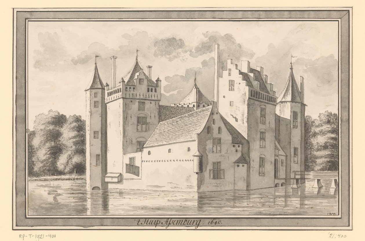 Heemskerk yakınlarındaki Assumburg Kalesi