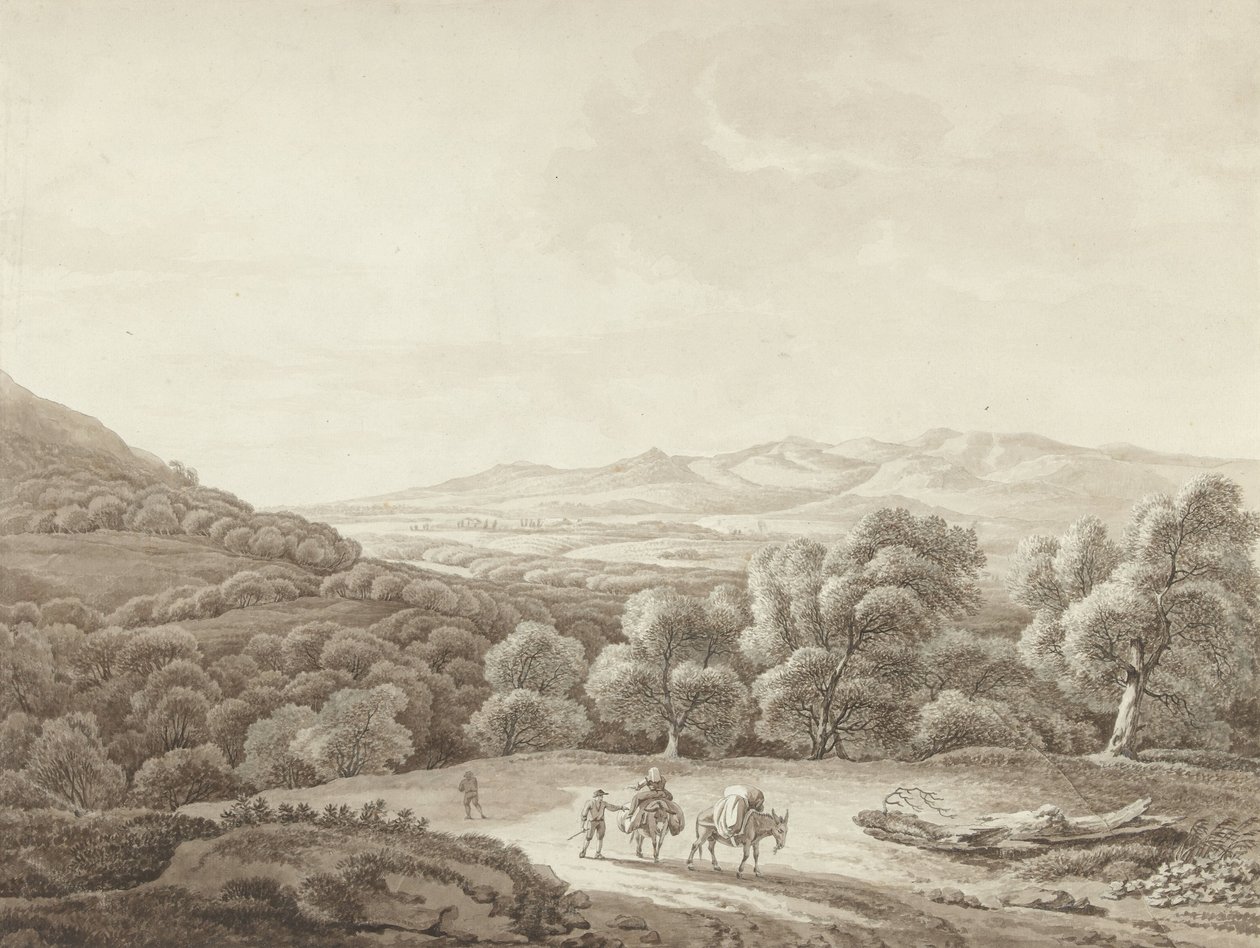 Cassius villasında Tivoli manzarası by Hendrik Voogd