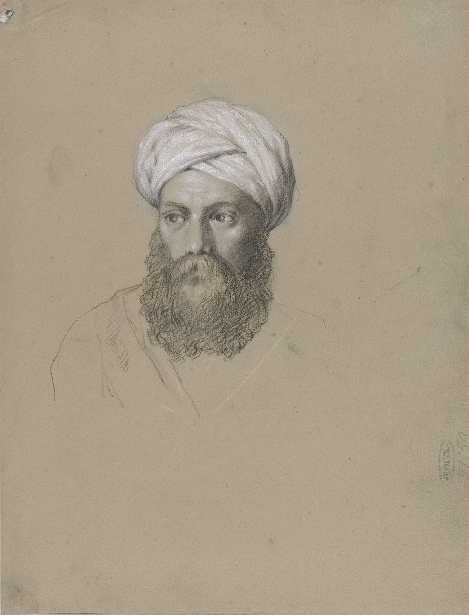 Türbanlı bir Arap başkanı by Hendrik Willem Cramer