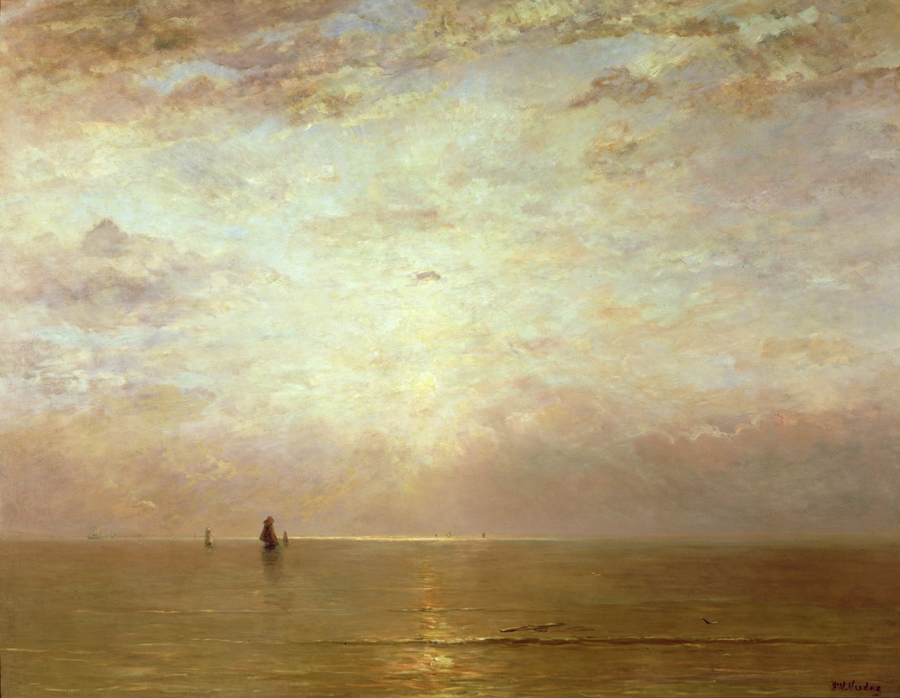 Günbatımı, yaklaşık 1887 by Hendrik Willem Mesdag