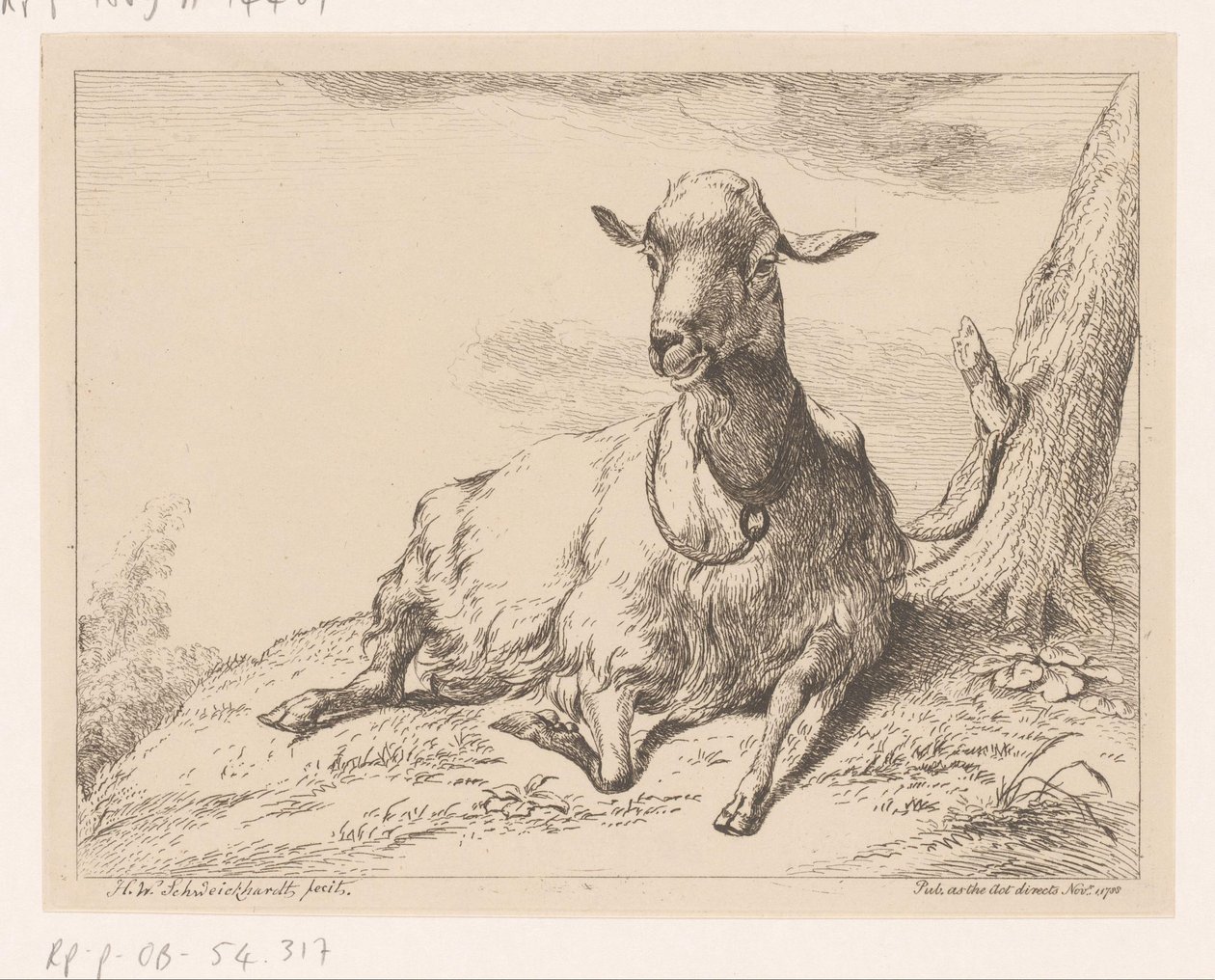 yalancı keçi Farklı hayvanlar (dizi başlığı) by Hendrik Willem Schweickhardt