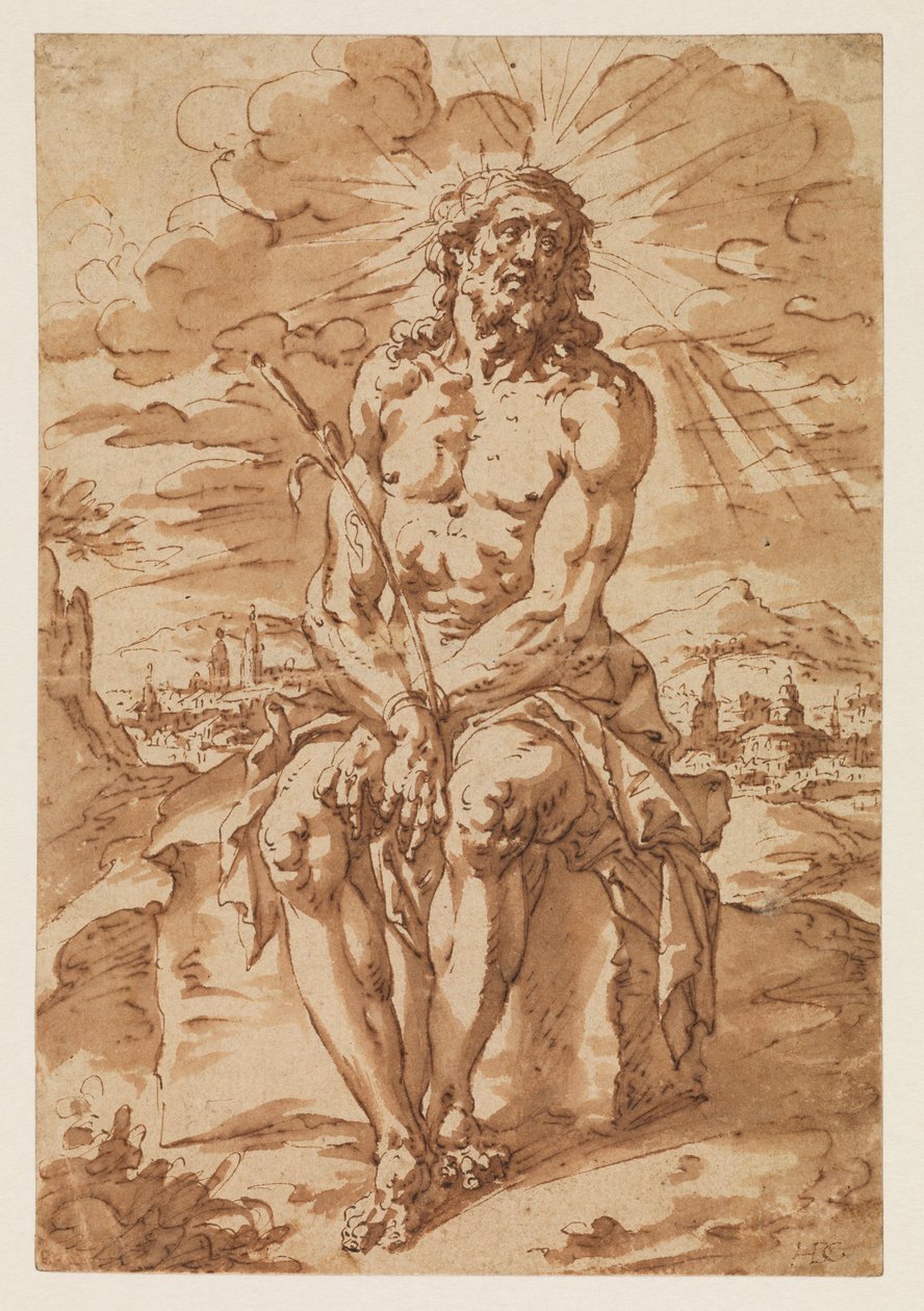 Acıların Adamı - Ecce Homo, 1585-1630 by Hendrick de Clerck