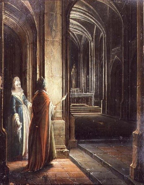 Kilisedeki Figürler by Hendrik the Younger Steenwyck