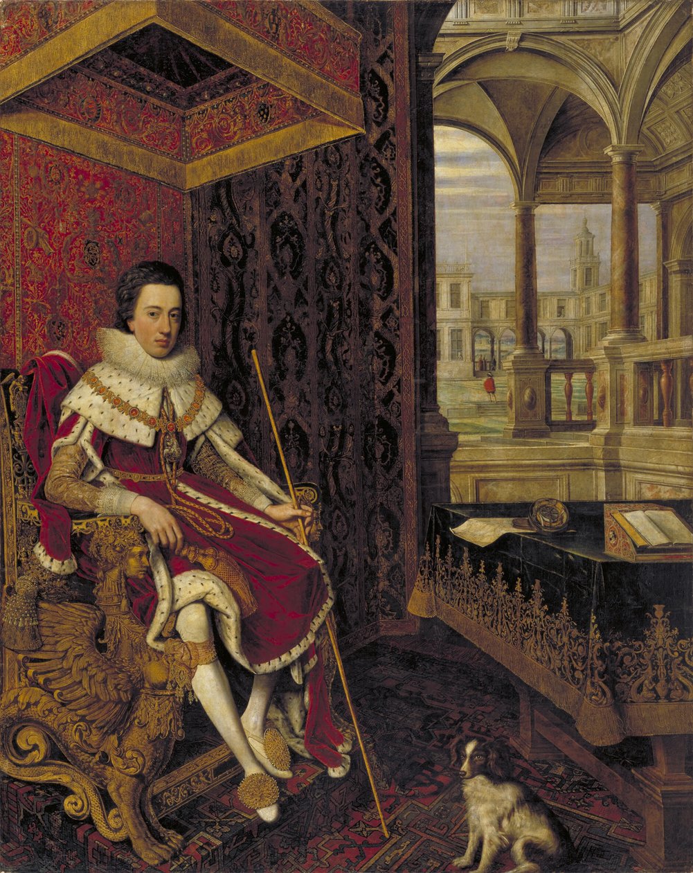 Charles I (1600-1649) Galler Prensi by Hendrik van II Steenwijck