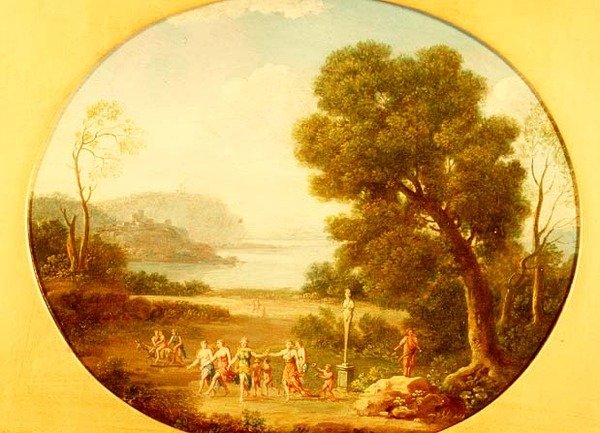 Bir Herm tarafından Dans Bacchic Revelers by Hendrik van Lint