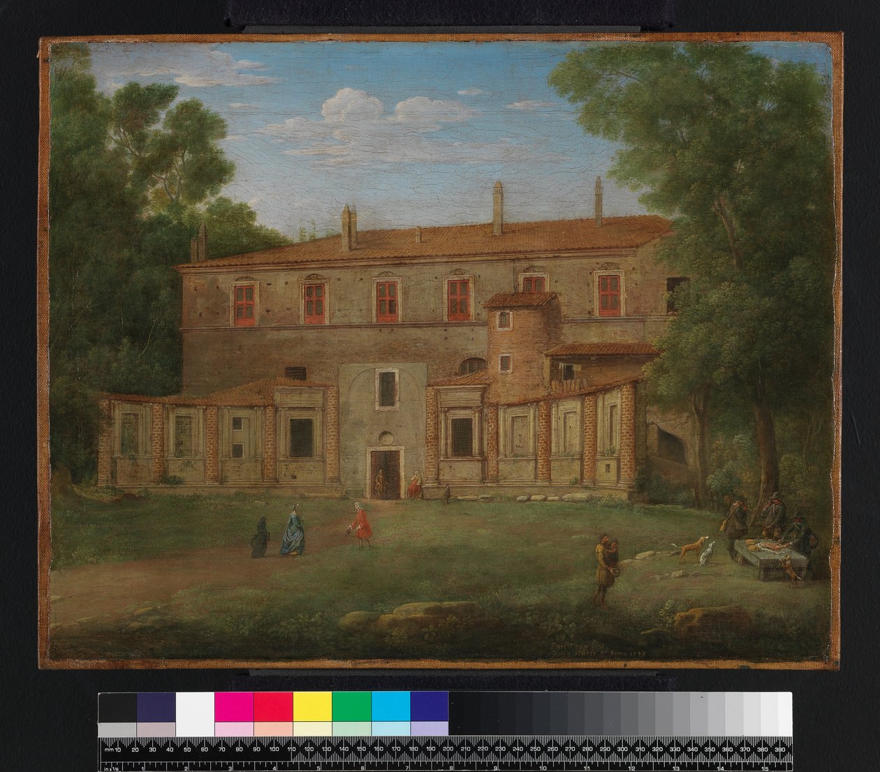 Villa Madama, Roma, 1748 by Hendrik van Lint