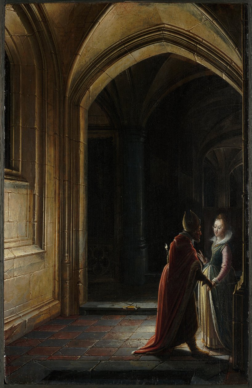 Ester ve Mordekay, 1616. by Hendrik van Steenwyck II