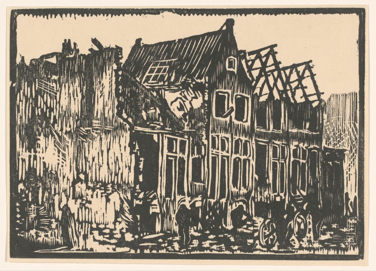 Evler ve kalıntılar by Hendrik van Straten