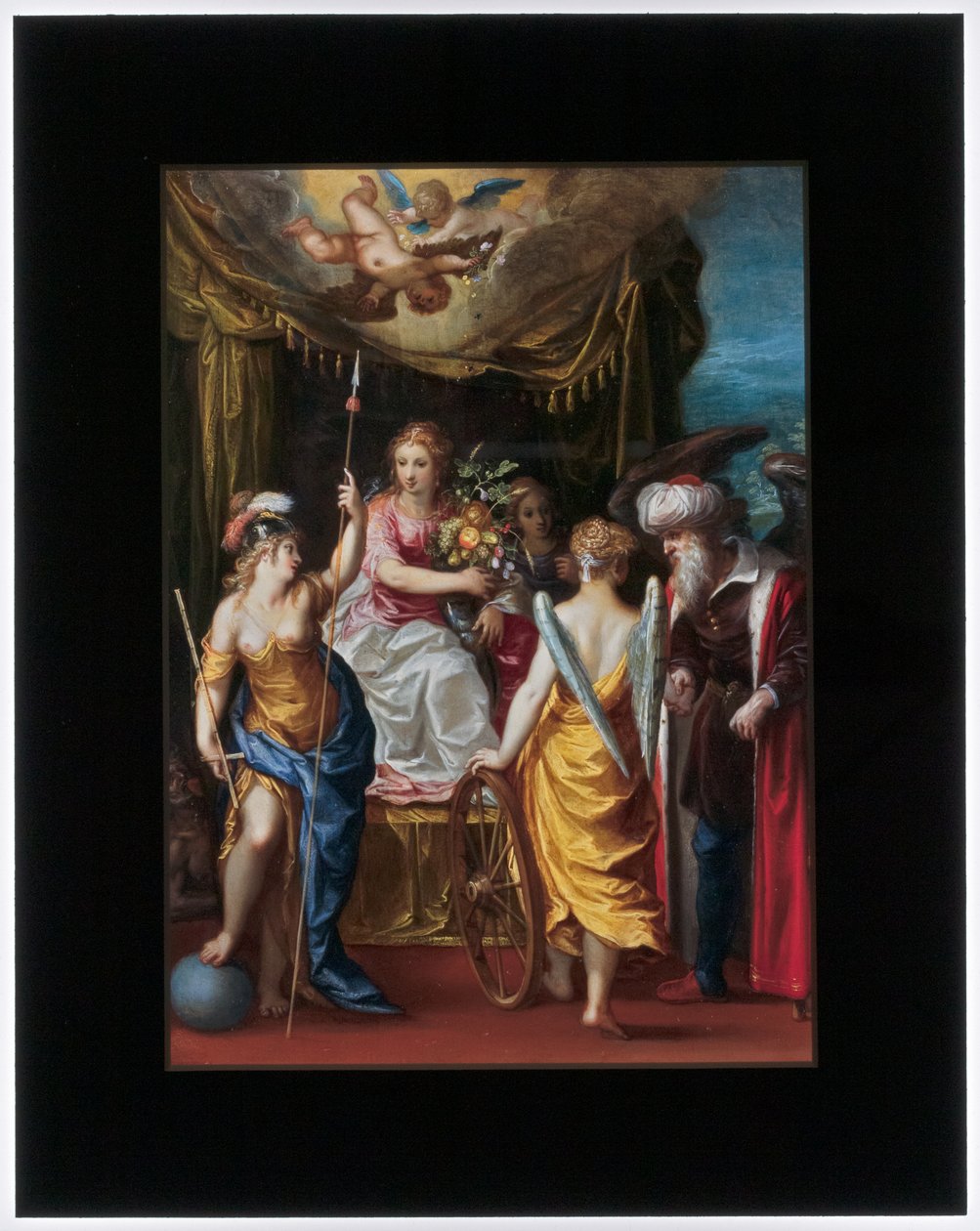Minerva, Bolluk ve Şans by Hendrik van the Elder Balen