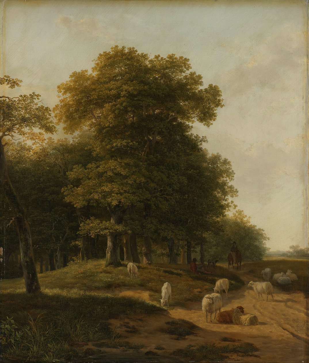 Gelder Manzarası by Hendrikus van de Sande Bakhuyzen