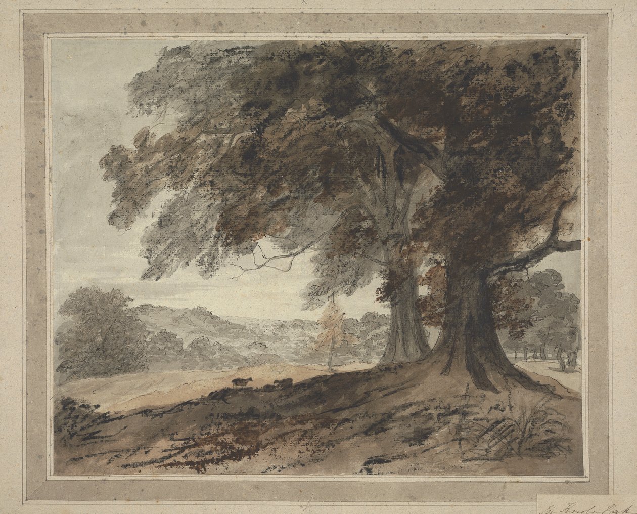 Knole Park'ta by Heneage Finch fourth Earl of Aylesford