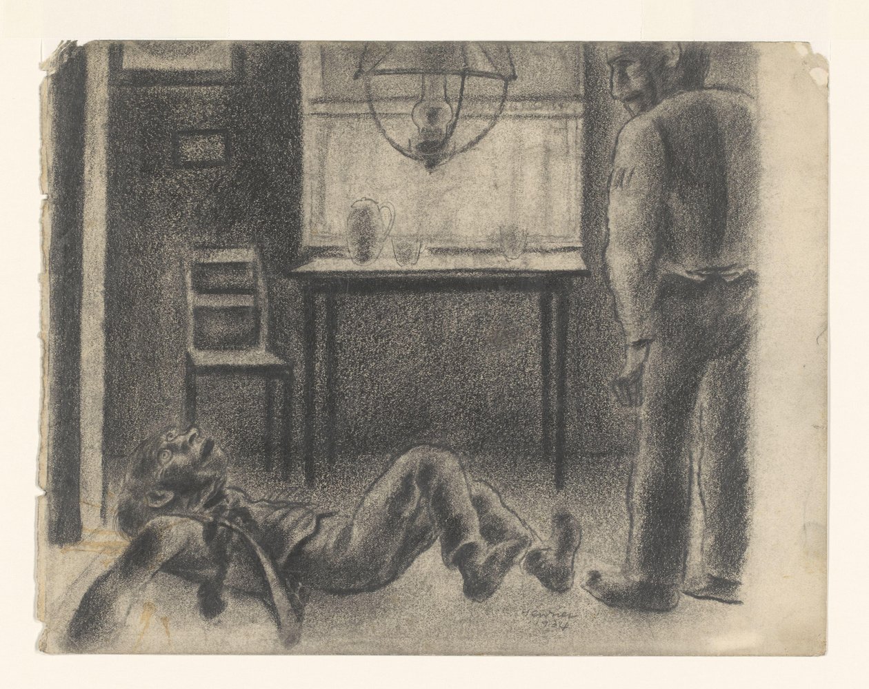 iç mekan by Henk Henriët (signed by artist)