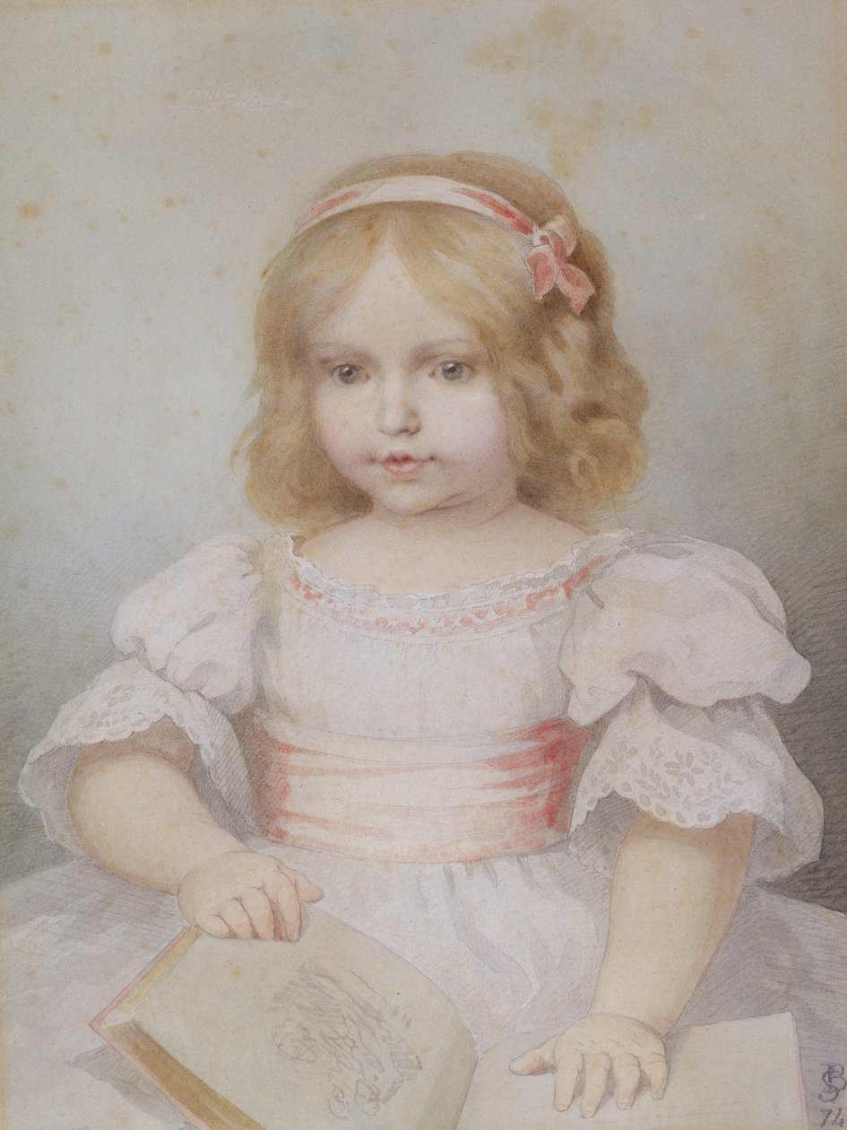 Colette, 18 aylık, 1875 by Henri Baron