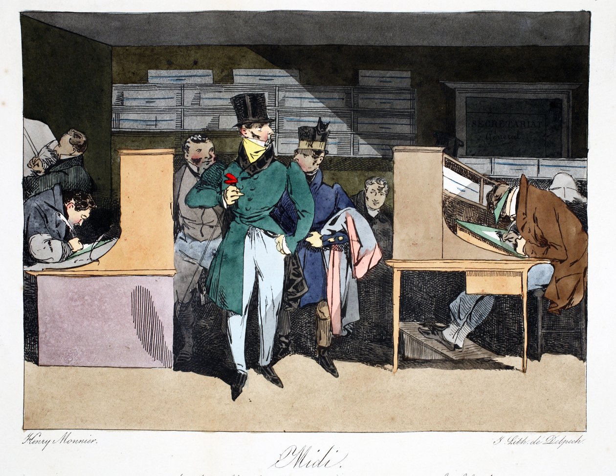 Midi, Henri Monnier