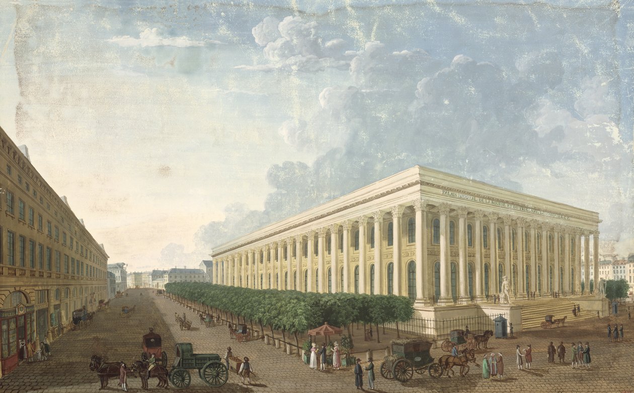 The Palais de la Bourse  by Henri Courvoisier Voisin