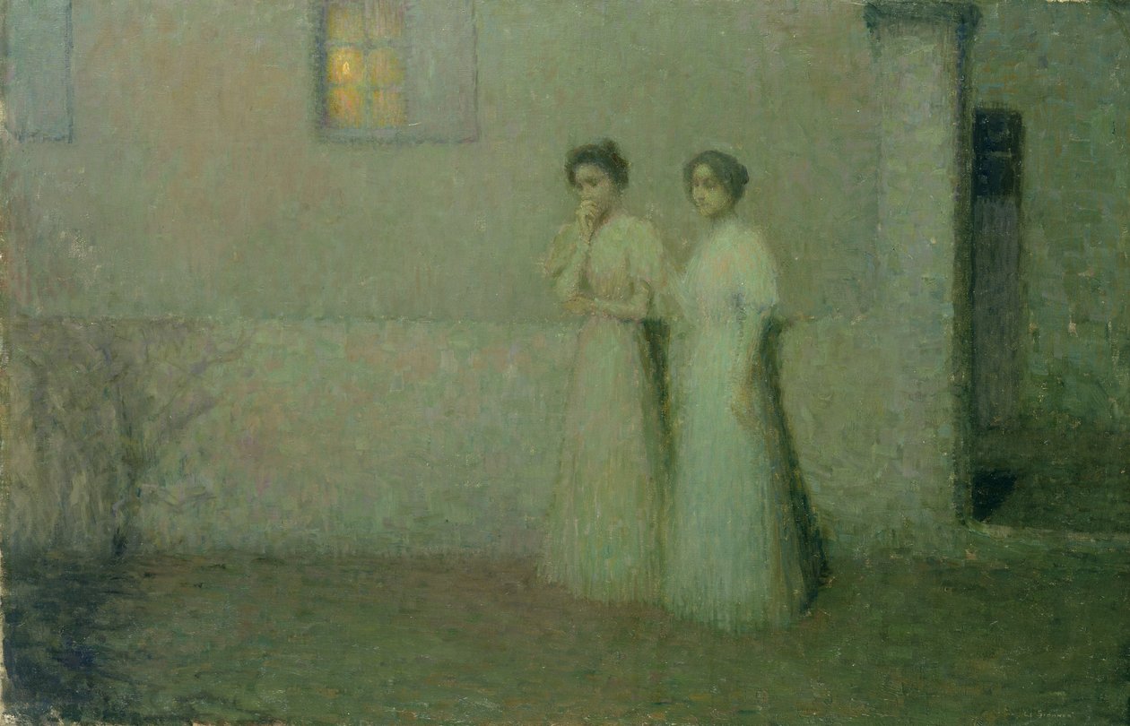 Nazik Gece, 1897 by Henri Eugene Augustin Le Sidaner