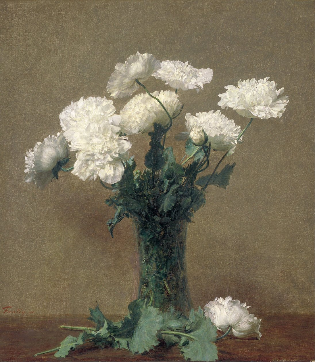 haşhaş by Ignace Henri Jean Fantin Latour