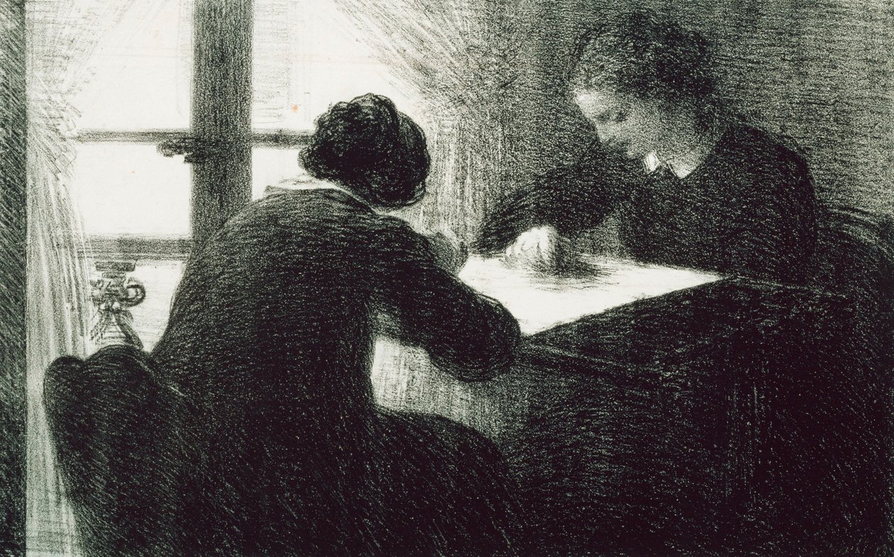 nakışçılar by Ignace Henri Jean Fantin Latour
