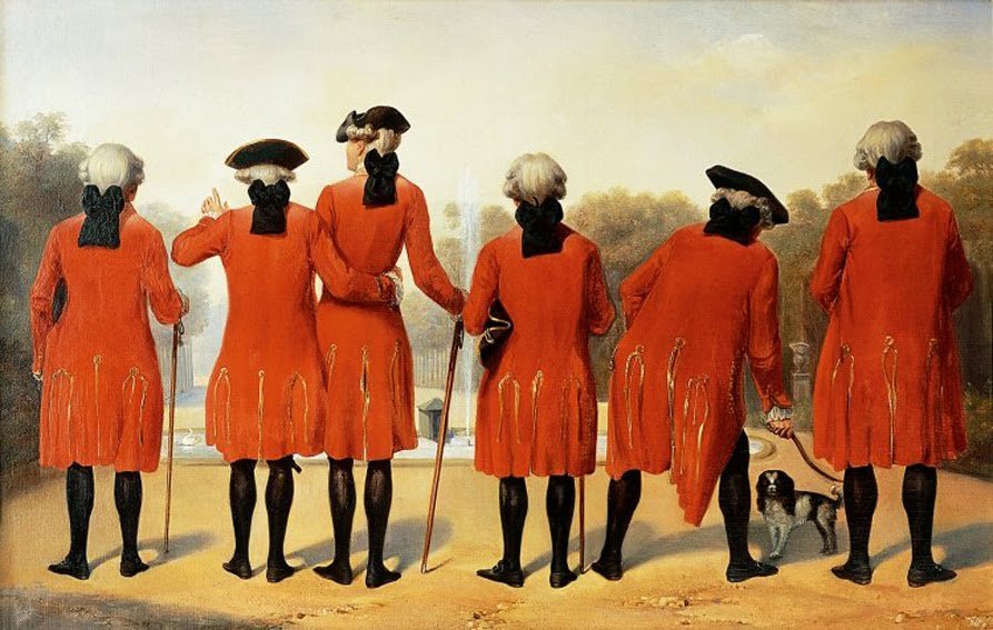 Saint-Cloud alışkanlığındaki Orleans Dükü beyleri by Henri Felix Emmanuel Philippoteaux