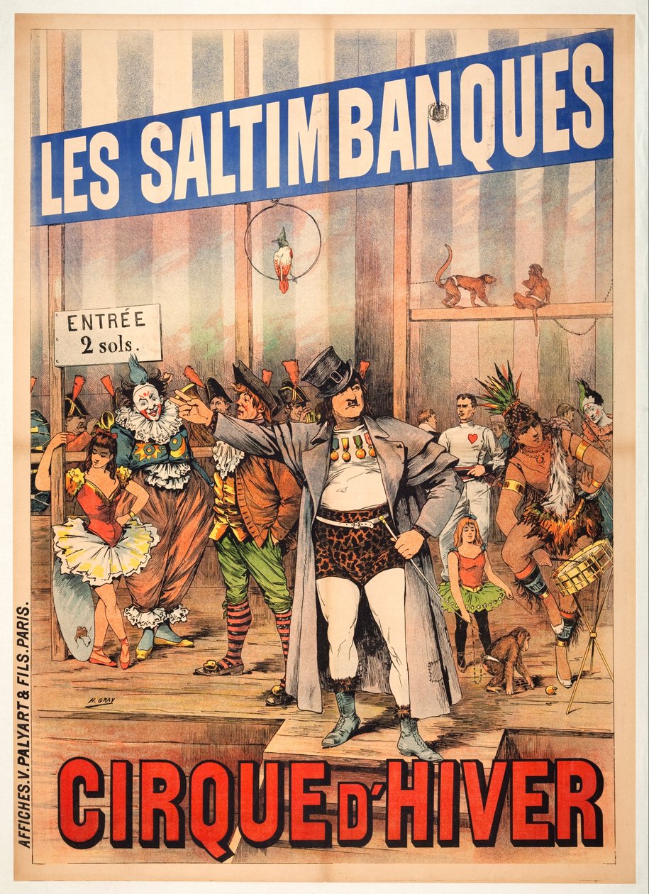 Saltimbanques by Henri Gray