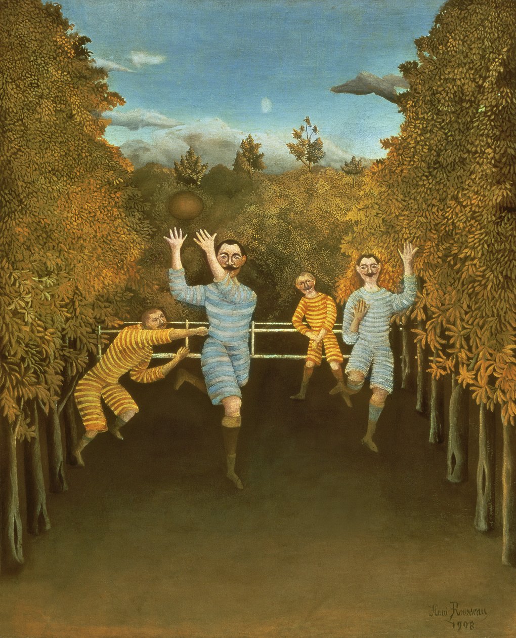 Futbolcular, 1908 by Henri Rousseau