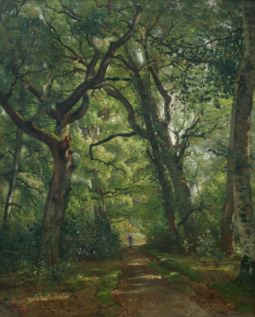 Ormandaki Yol, 1864 by Henri Joseph Constant Dutilleux