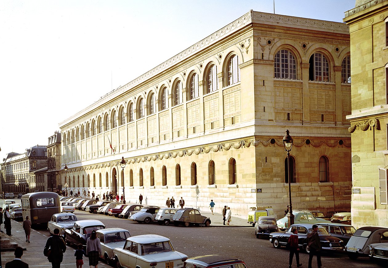 1844-50 inşa edilmiş dış görünümü by Henri Labrouste
