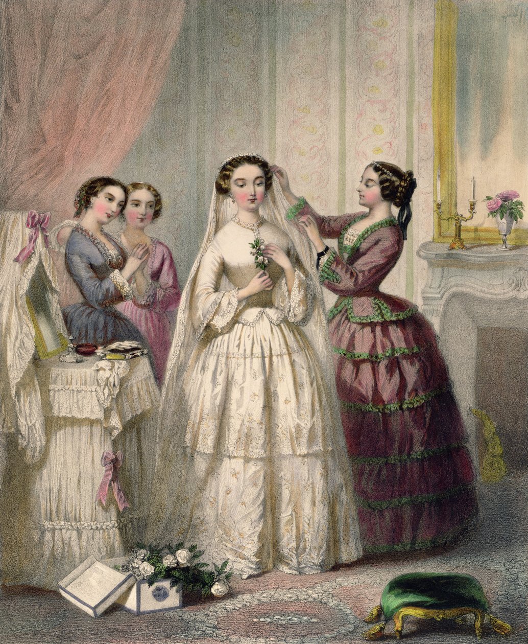 J. Battannier tarafından oyulmuş Gelin, 1852-53 by Henri Lafon